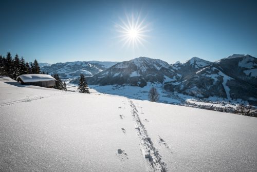 Über Brixen im Winter